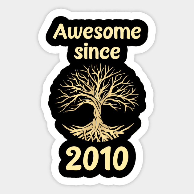 Year Tree Of Life 2010 Sticker by rosenbaumquinton52